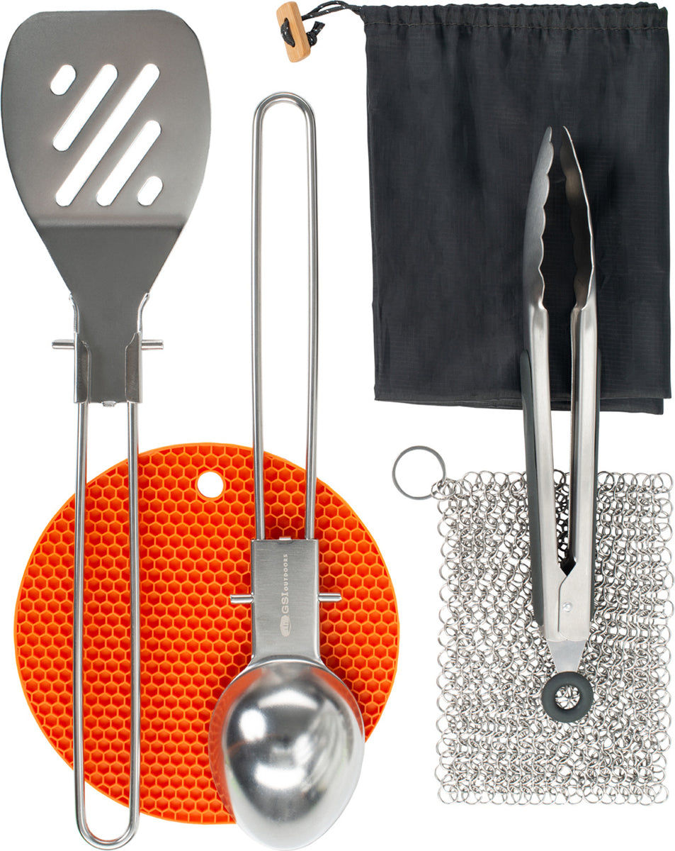 GSI Outdoors Ensemble d'outils de chef pliants 5 pièces Destination