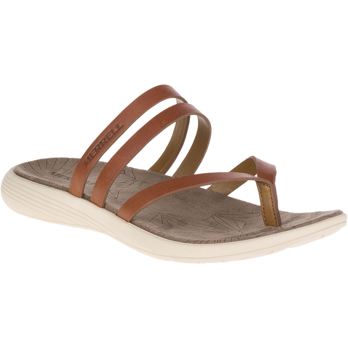 Merrell women's duskair online seaway slide leather sandal