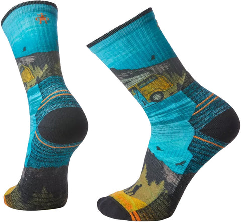 Smartwool Chaussettes mi-mollet Hike Light Cushion Great Excursion Print - Unisexe