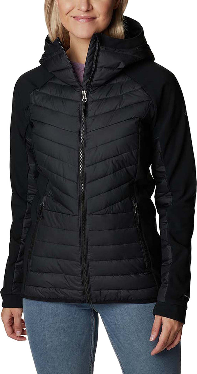 Columbia Manteau à Capuchon Hybride Powder Lite - Femme | Altitude Sports