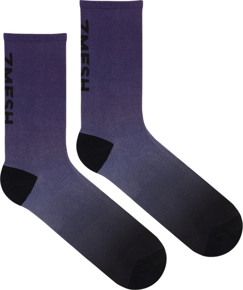 7mesh Chaussettes légères Fading de 7.5 pouces - Homme