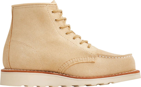 Red Wing Shoes Bottes Classic Moc 6 pouces en cuir Cream Abilene - Femme