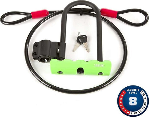 ABUS Cadenas en U et câbleUltra Mini + Cobra - 150mmx180mm