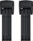 ABUS Cadenas pliant clé Bordo Granit XPlus 6500 TwinSet 90cm - Black