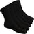 ASICS Chaussettes mi-mollet paquet de 6 - Unisexe - Performance Black