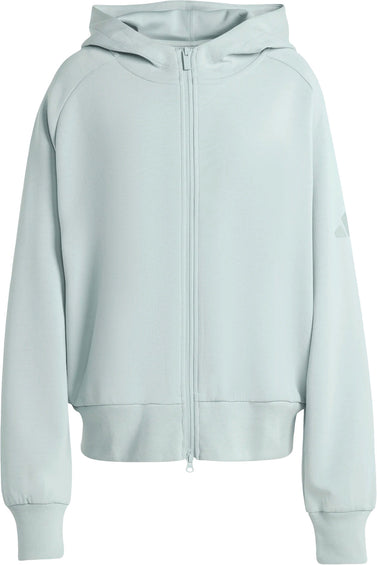 adidas Chandail à capuchon à glissière pleine longueur Soft Lux - Femme