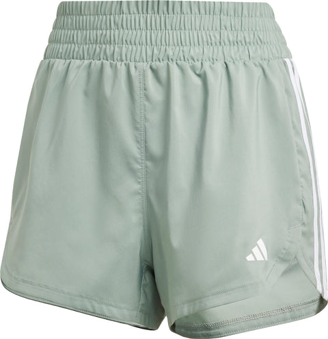 adidas Short tissé à taille haute à 3 bandes Pacer Training - Femme