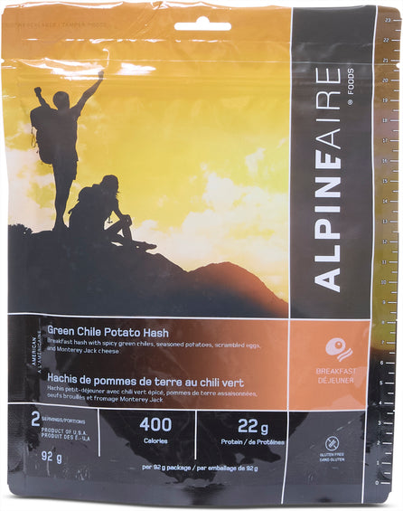 AlpineAire Foods Hachis de pommes de terre au chili vert
