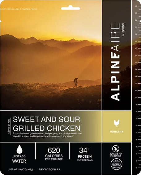 AlpineAire Foods Poulet grillé aigre-doux