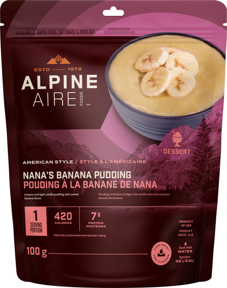 AlpineAire Foods Pouding à la banane de Nana