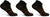 Altitude Sports Chaussettes basses de performance en nylon sans matelassage - Paquet de 3 - Unisexe - Black