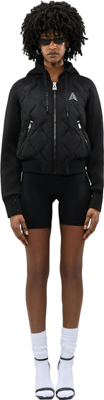 Alpenhaus Blouson aviateur isolé hybride avec capuchon amovible Sorlin - Femme