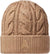 Alpenhaus Tuque à rabat en tricot à points de torsade Aspen - Sandstone