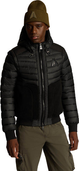 Alpenhaus Manteau matelassé léger en matériaux assortis 2-en-1 avec manches amovibles Kirkjufell - Homme