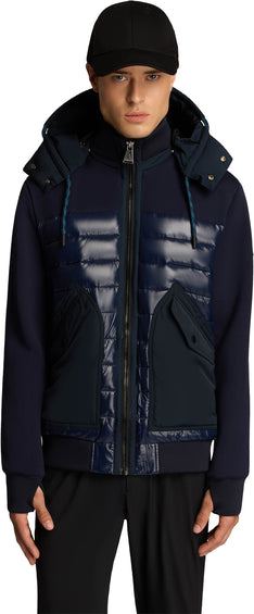 Alpenhaus Blouson aviateur léger et hybride en matériaux assortis Nimbus - Homme