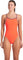 arena Maillot de bain uni à dos en dentelle - Femme - Bright Coral - Plum
