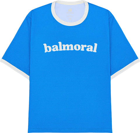 Balmoral Sports T-shirt écourté style ringer Fairview - Unisexe
