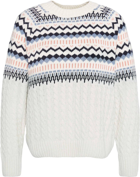 Barbour Chandail à col rond Marnie Fair Isle - Femme