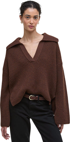 Barbour Chandail à col en V Robyn - Femme