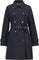Barbour Trench imperméable Short Greta - Femme - Dark Navy - Hessian Tartan