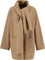 Barbour Manteau foulard en laine Clementine - Femme - Camel