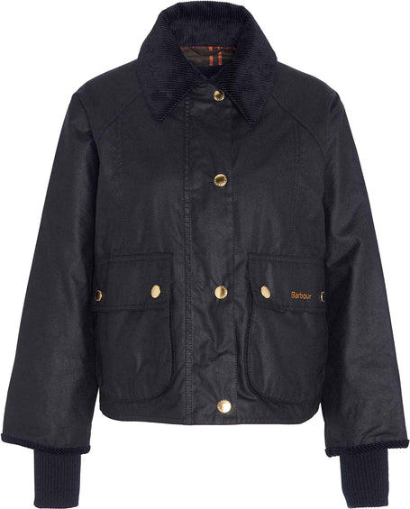 Barbour Manteau cirée écourté Beadnell - Femme