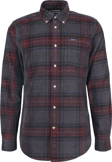 Barbour Chemise à carreaux ajustée en velours côtelé Southfield - Homme