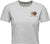 Black Diamond T-shirt court à manches courtes Faded Crop - Femme - Nickel Heather