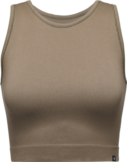 Black Diamond Camisole côtelé sans couture - Femme