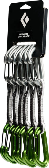 Black Diamond Paquet de 6 dégaines Litewire 12 cm