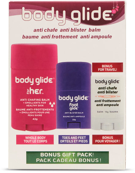 Body Glide Ensemble cadeau Body Glide pour elle