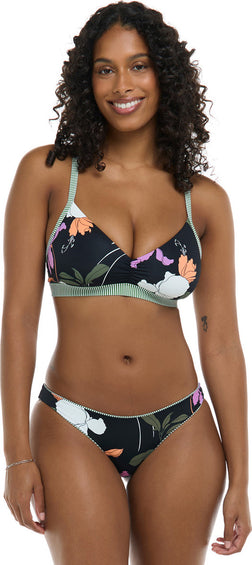 Body Glove Haut de bikini triangle fixe réversible Dreamy Drew - Femme