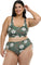 Body Glove Haut de bikini à encolure dégagée grande taille Aurora Amore - Femme - Saguaro