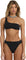 Billabong Haut de bikini camisole à une seule bretelle Laura Twisted Sun - Femme - Black Pebble