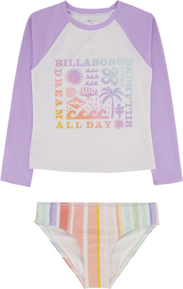Billabong Youth Ensemble de maillot de surf à manches longues Sandy Day - Jeune