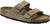 Birkenstock Sandales Arizona Lit de pied souple cuir suède [Étroite] - Femme - Taupe