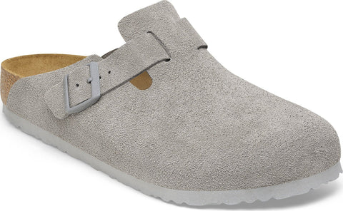 Birkenstock Boston Stone Coin en Suede [Étroite] - Unisex