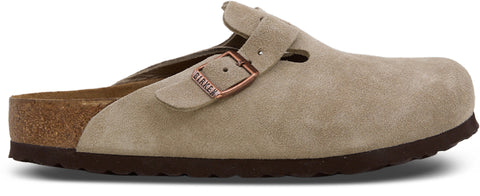 Birkenstock Mules Boston Lit de pied souple Suède Core - Unisexe