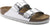 Birkenstock Sandales Arizona Lit de pied souple [Étroite] - Femme - Metallic Silver