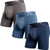 BN3TH Boxeurs longs Classic Paquet de 3 - Homme - Navy - Fog - Gargoyle