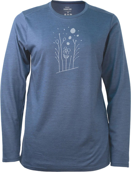 Bonnetier Haut à manches longues en laine mérinos 190 Fernie- Femme