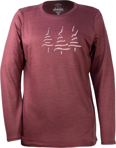 Bonnetier Couche de base à manches longues en laine mérinos Techpro - Femme