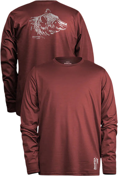 Bonnetier Haut à manches longues en laine mérinos Stretchwool 160 Sutton - Homme