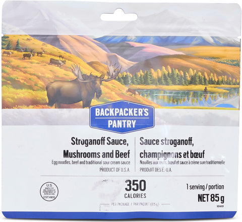 Backpacker's Pantry Sauce Stroganoff, champignons et bœuf