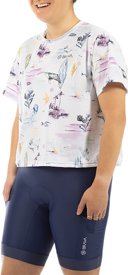 BRAVA T-shirt écourté technique Active - Femme
