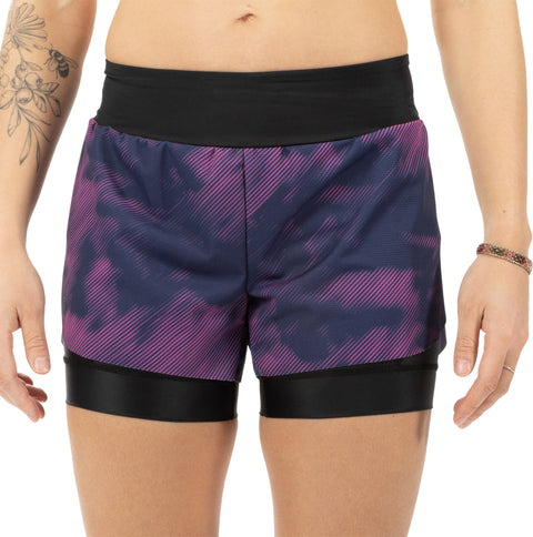 BRAVA Short de course en filet - Femme