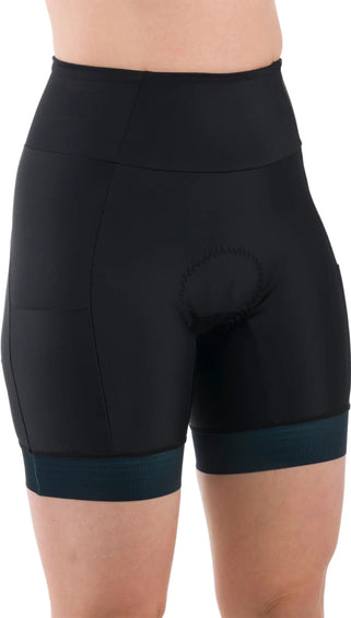 BRAVA Short de triathlon taille haute - Femme