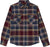 Brixton Chemise en flanelle à manches longues Bowery - Homme - Mood Indigo - Port - Saffron