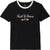 Brixton T-shirt ajusté à col rond Buckle Up - Femme - Black - White