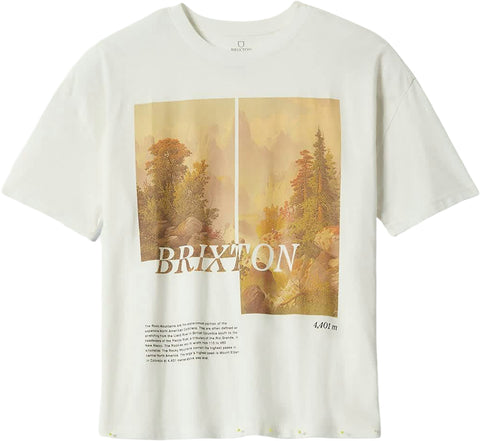 Brixton T-shirt à coupe garçonne surdimensionnée Rocky Mountain - Femme